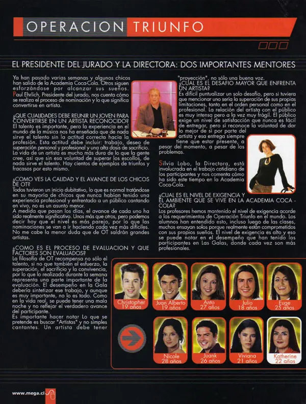 Operación Triunfo Academia Coca Cola 1